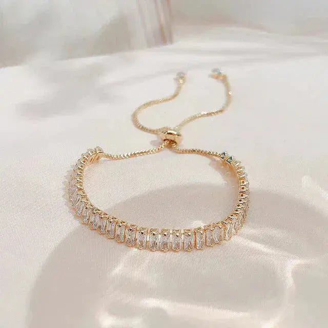 ELENA Adjustable Cubic Zirconia Bracelet