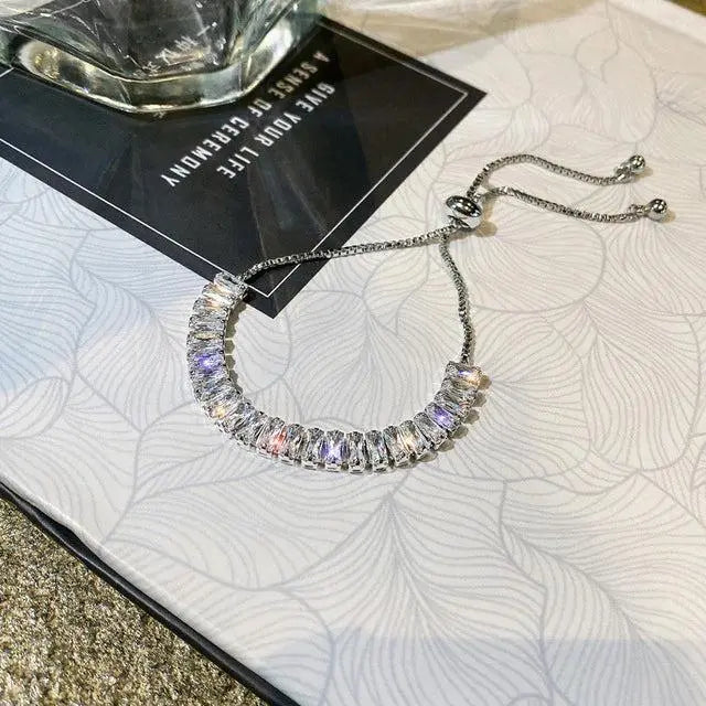 ELENA Adjustable Cubic Zirconia Bracelet